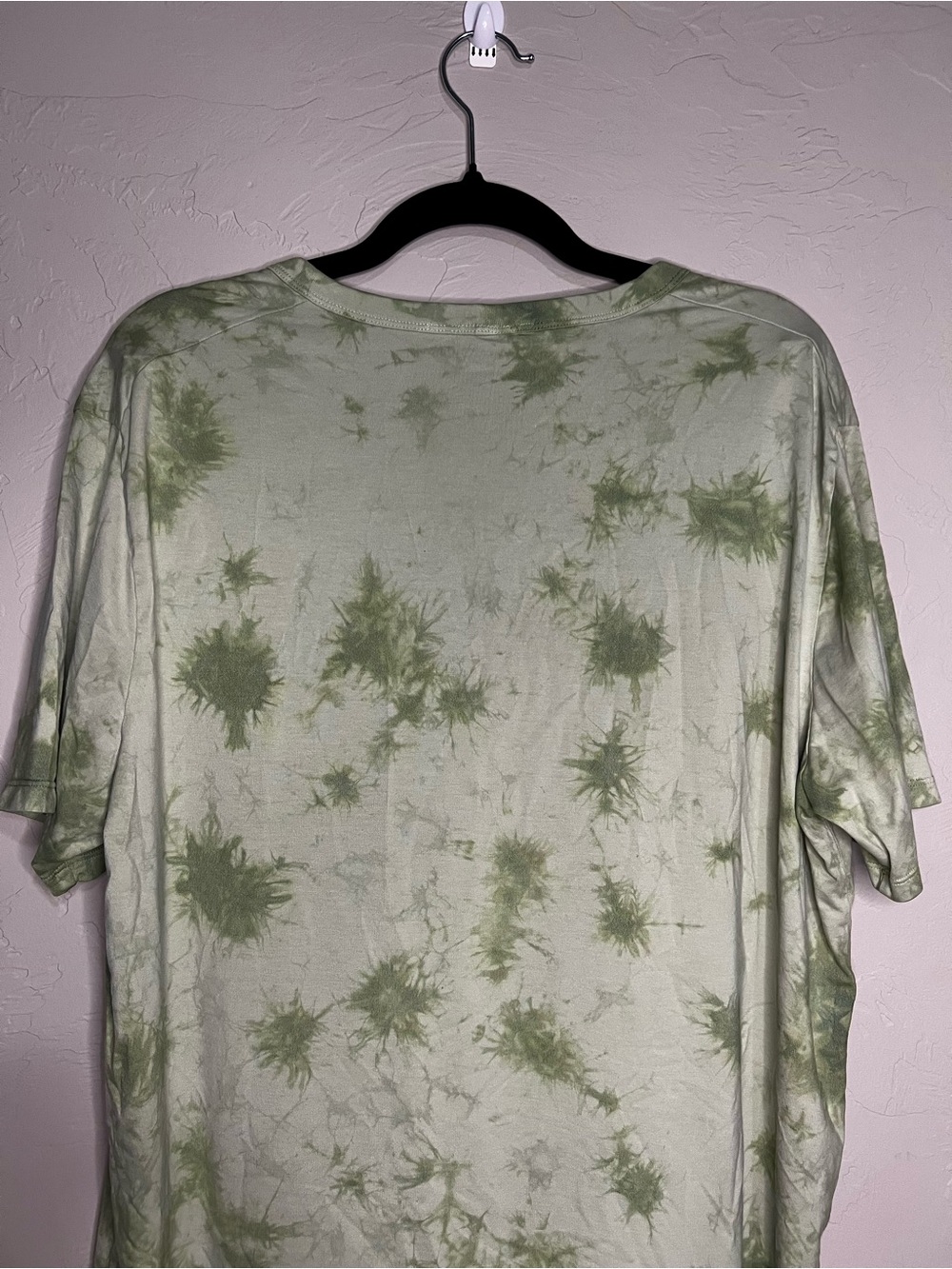 Lululemon The Fundamental T Wash Tide Shibori Arctic Mint Green Dye T-Shirt - Picture 6 of 10